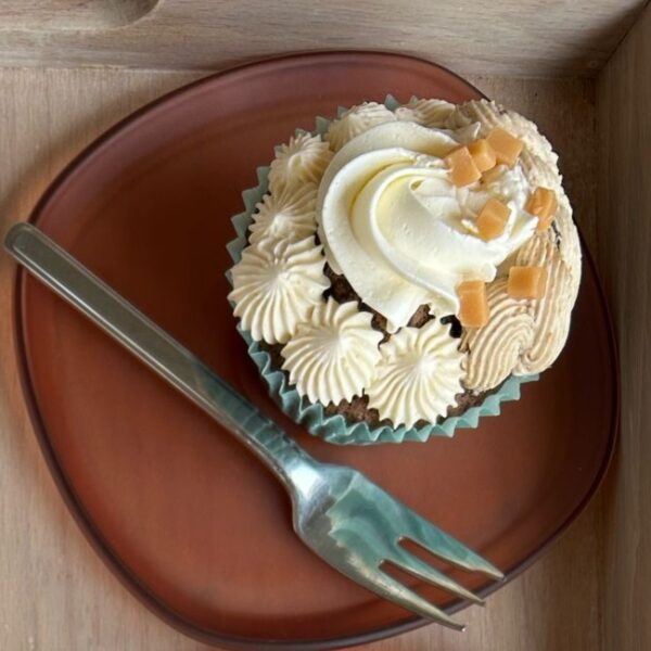 Koffie-karamel chocolade cupcake 6 stuks