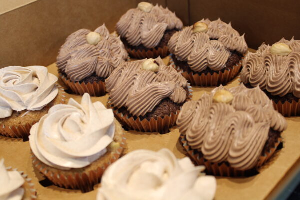 Nutella cupcake 6 stuks